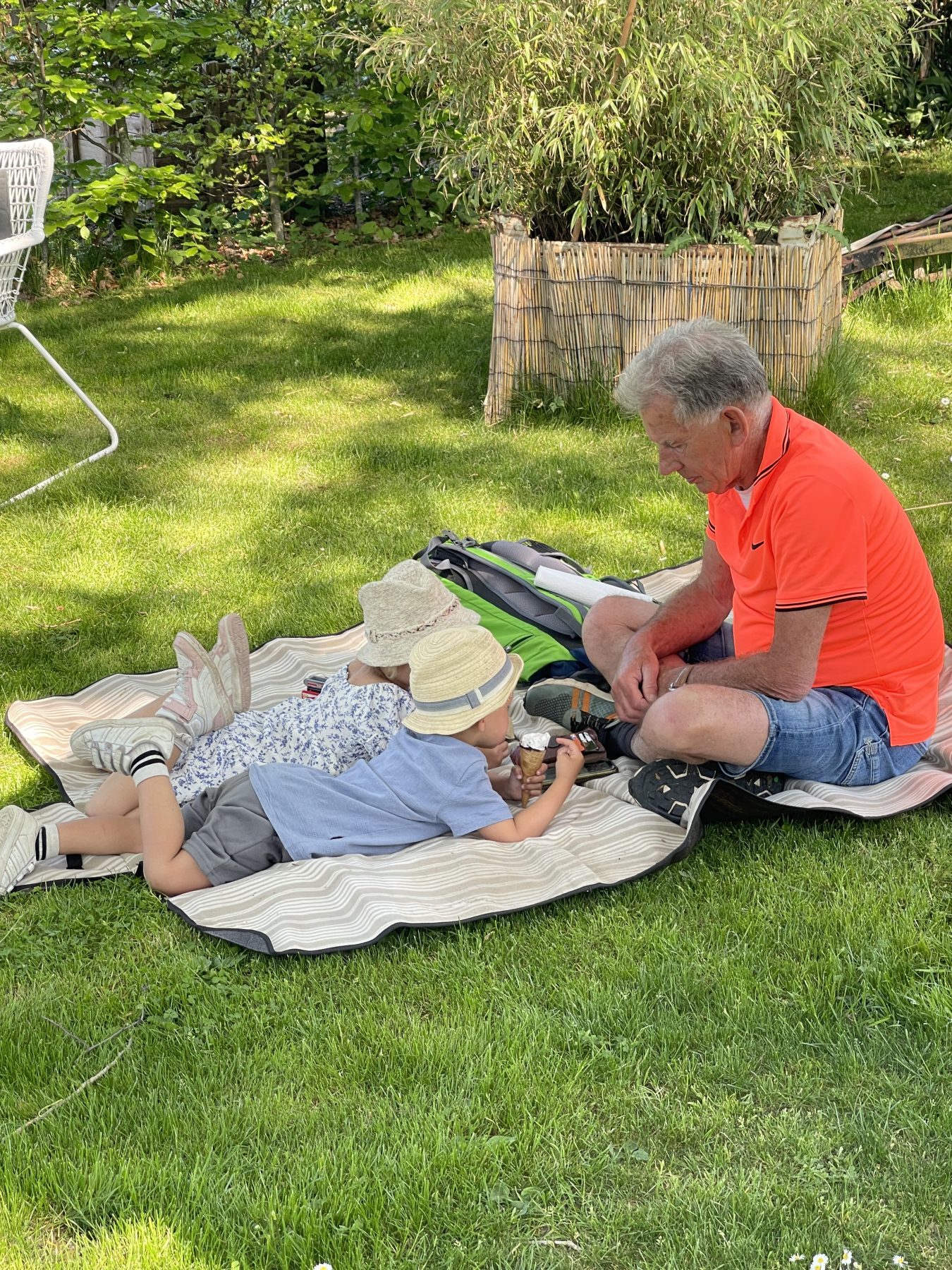 Chillen in de tuin