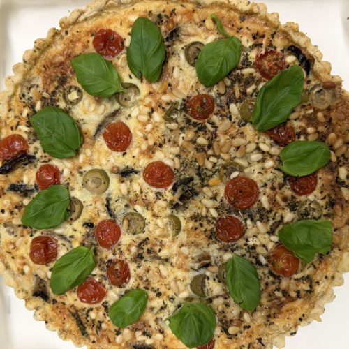 Quiche mediterraans